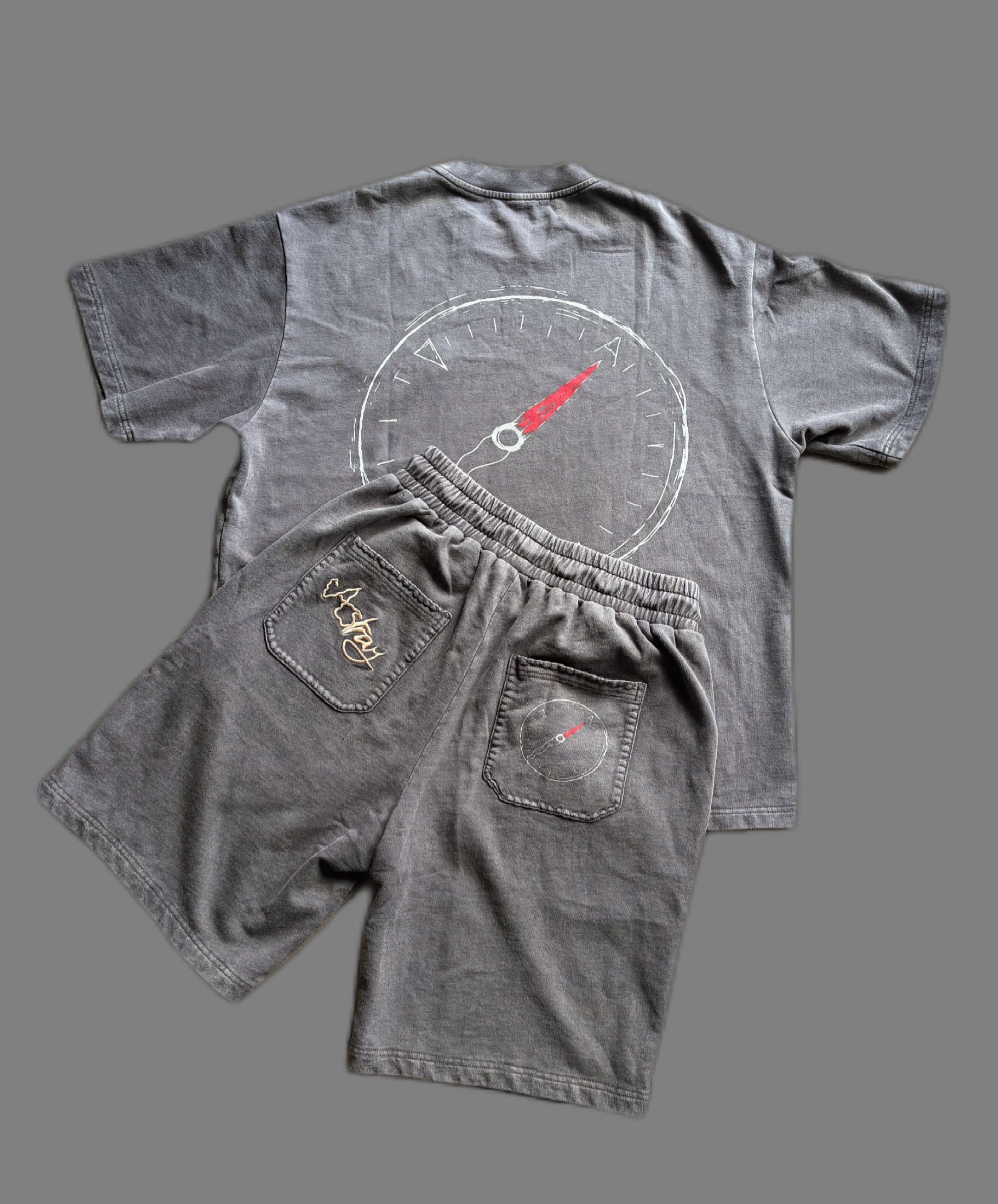 2 ensembles Astray  100% COTON (gris + noir)